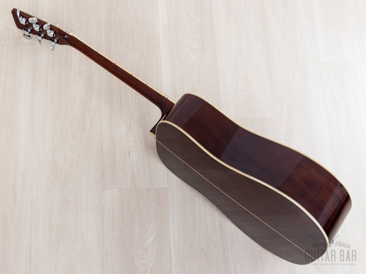 1970s Morris W-40 Vintage Dreadnought Acoustic Guitar, Rosewood