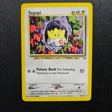 Pokemon Togepi - WOTC Neo Genesis Uncommon 51/111 Unlimited 2000