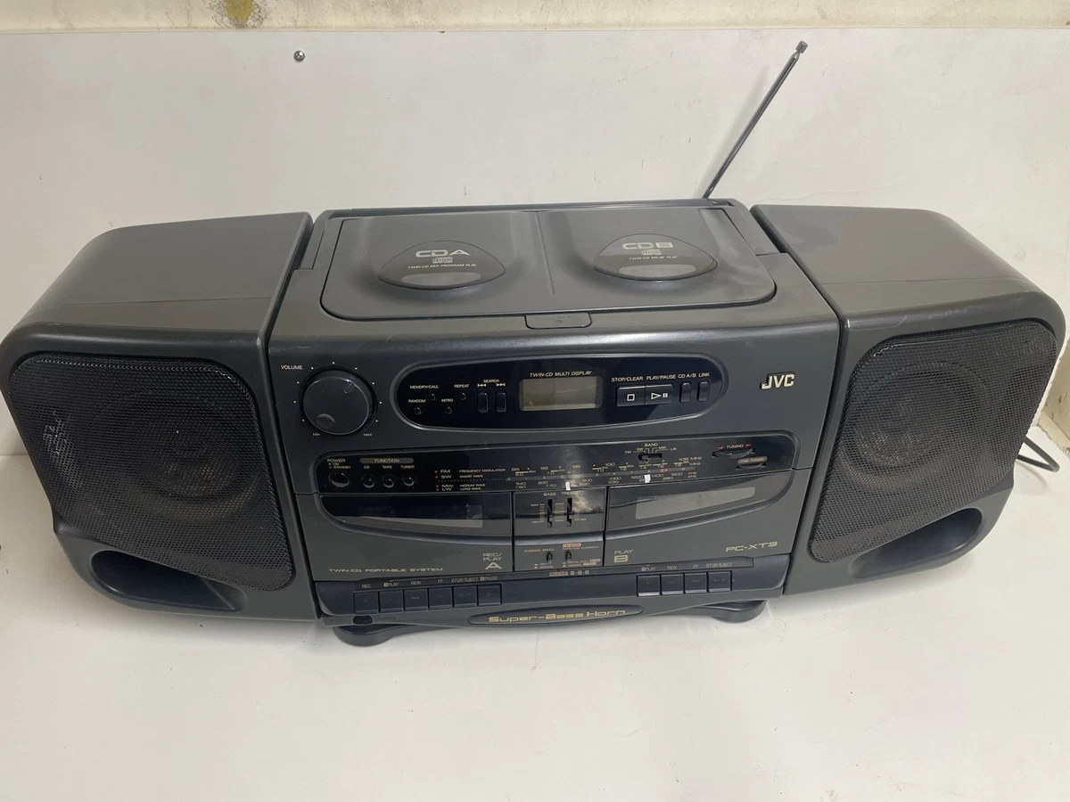 JVC RD-MD5 Boombox Vintage - Radio Cassette - HORS SERVICE, Pour Pièces Uniquement
