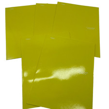 Mead Five Star 2 Pocket Folder Lot of 5 Folders Yellow back to school