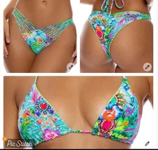 Luli Fama Bikini Set Large Top Small Bottoms