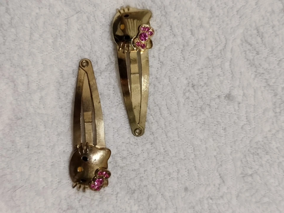 Lote de accesorios para el cabello Hello Kitty pinzas para el cabello Heiseiretro Sanrio Kawaii Japón Foto 2 de 4
