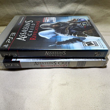 Assassin's Creed Brotherhood + Revelations 2-Game Lot w/ Manual (PS3) NTSC-U/C