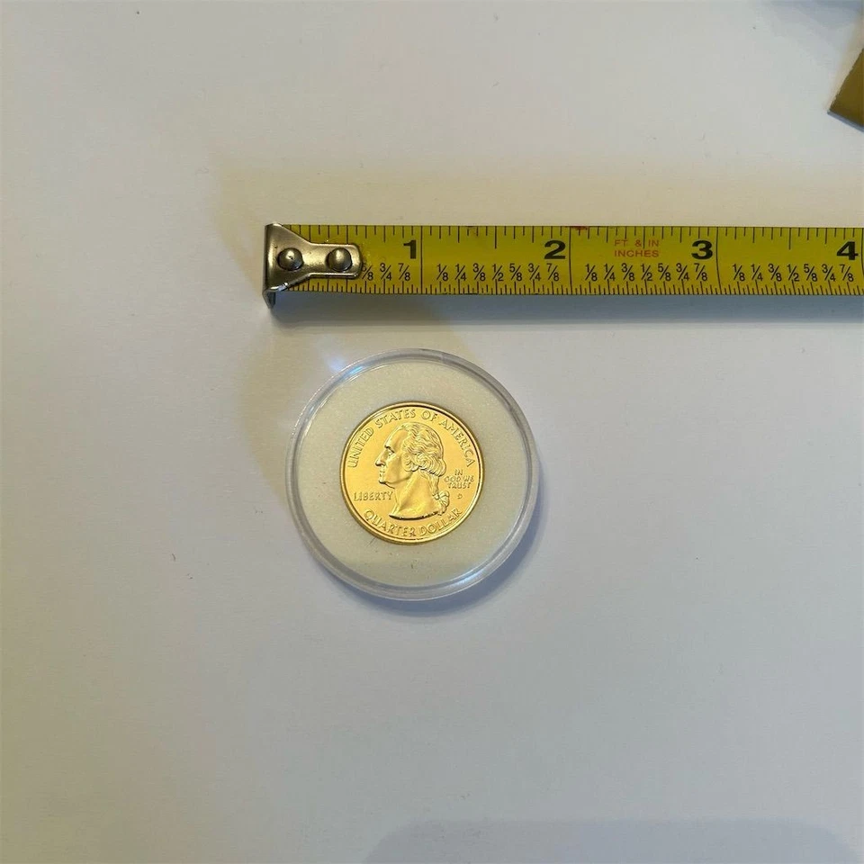 2006 Nevada 24K Gold Plated State Quarter Uncirculated Coin - Image 2 of 2