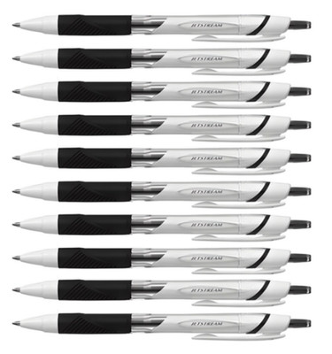 Uni Jetstream SXN-150 0.5mm Black Ballpoint Pen 10pcs - Smooth Writing K-Station