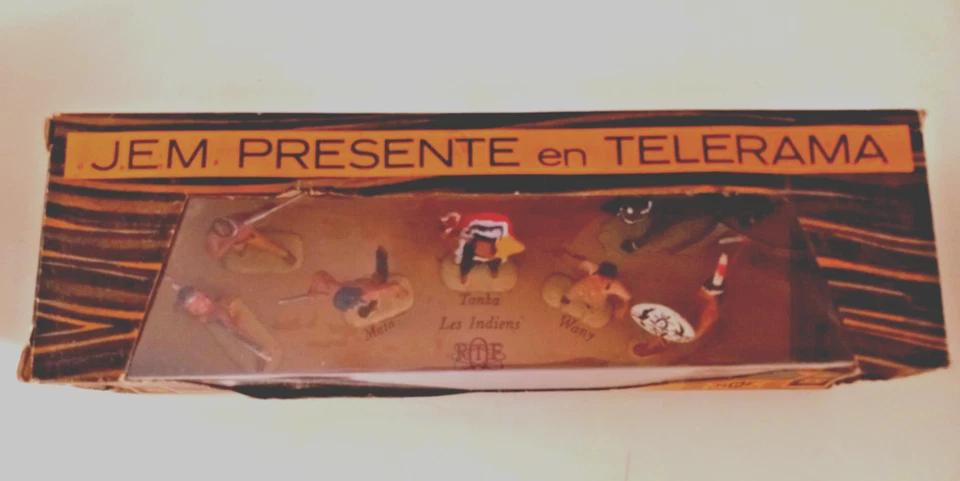 rare ortf boite figurines "les indiens" jem mato wany starlux cofalu etc... - Photo 2/4
