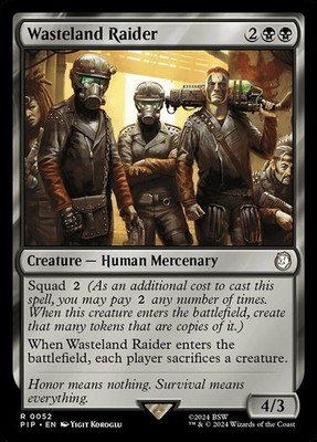 x1 Wasteland Raider - Foil R MTG Universes Beyond: Fallout M/NM, English