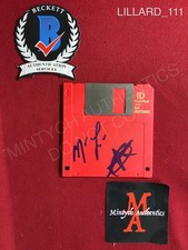 Matthew Lillard autographed signed Hackers 3.5" vintage floppy disk Beckett COA