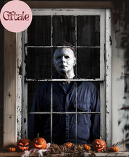 Halloween Horror Window and Door Cover, Scary Decoration for Home Party