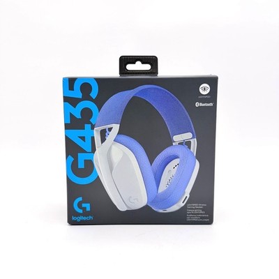 Logitech G435 Wireless Gaming Headset for Sony PlayStation 5 - White/Lilac -NEW