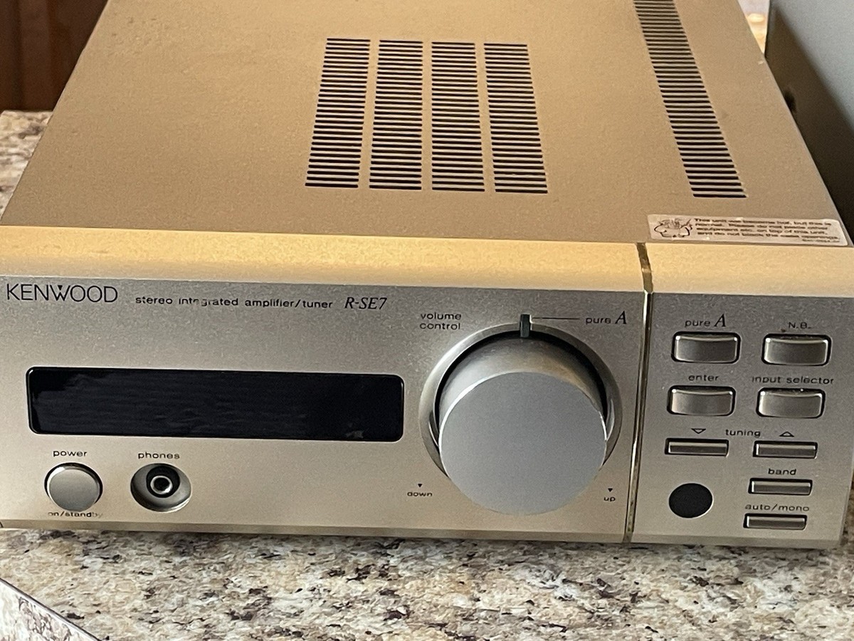 動作品 KENWOOD R-SE7 汎用リモコン付き ( ケンウッド・プリメイン