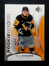 VILLE KOIVUNEN RC 2025-26 UPPER DECK SP SIGNATURES NHL HOCKEY 25-26 #119  90734