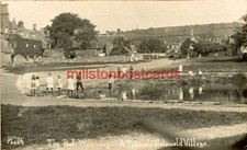 REAL PHOTO POSTCARD OF THE POOL, WILLERSEY (NEAR EVESHAM) GLOUCESTERSHIRE ANTONA