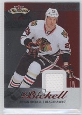 2013-14 Fleer Showcase Jersey Red Glow 30/36 Bryan Bickell #19 0v1