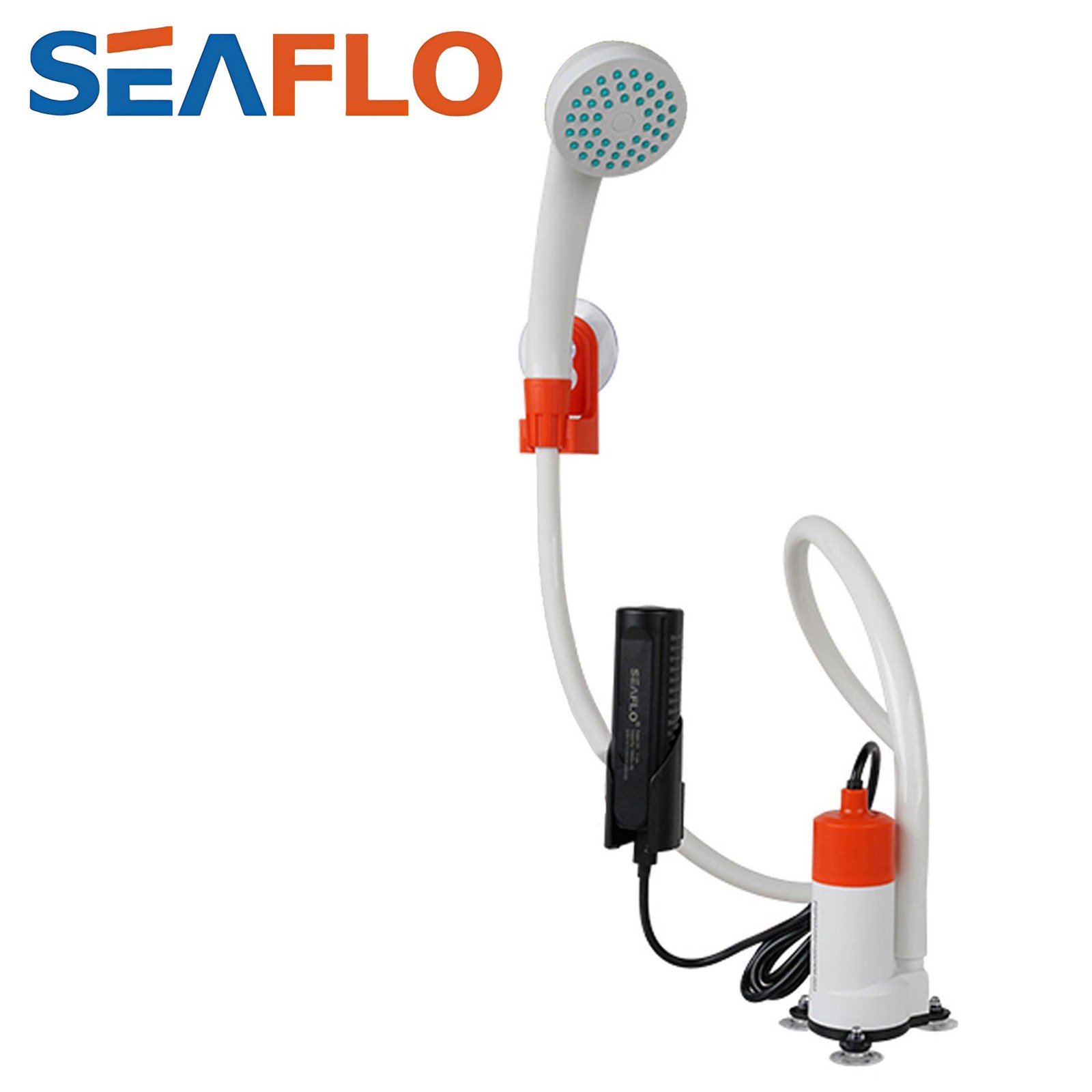 SEAFLO PORTABLE SHOWER & SUBMERSIBLE PUMP RECHARGEABLE OUTDOOR CAMPING FESTIVAL