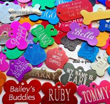 Disques d'identification chat et chien - disque collier chaton TAG chiot OR - étiquettes gravées pas cher ✅