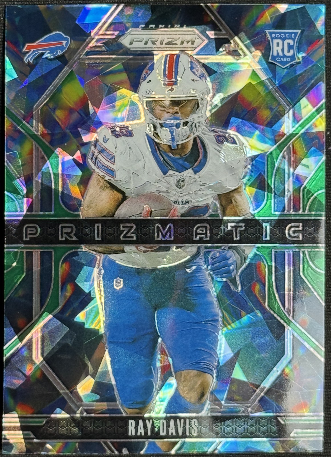 2024 Panini Prizm Ray Davis Prizmatic Green Ice Prizm #18