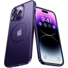 Alphex Polished Magnetic for iPhone 14 Pro Case Compatible with MagSafe 12FT ...