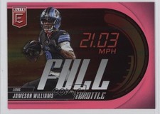 2025 Panini Donruss Elite Full Throttle Pink Jameson Williams #14 0i73
