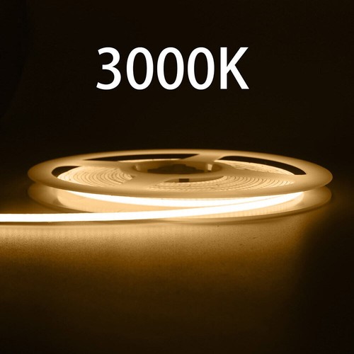 High Density 480LEDs 12V 24V 4mm Thin COB LED Strip Flexible Dimmable Tape Light - Picture 9 of 22