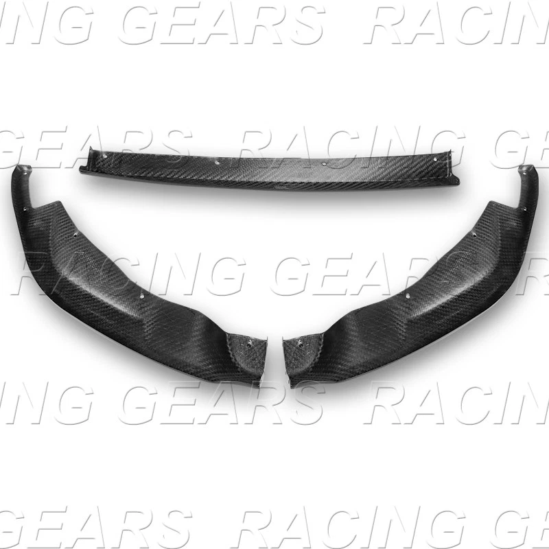 ALERÓN LABIAL PARACHOQUES DELANTERO FIBRA CARBONO ESTILO GT PARA BMW M3 M4 F80 F82 F83 15-19 Foto 3 de 4