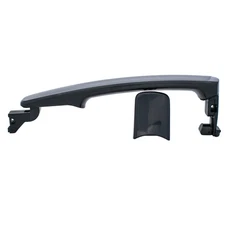 Rear Left/Right or Front Passenger Side Black Exterior Door Handle w/o Keyhole