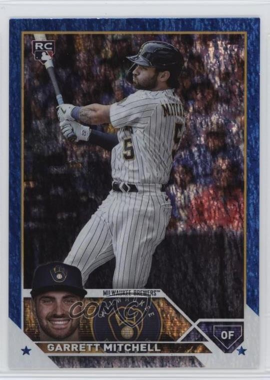 2023 Topps Series 2 Blue Foil /999 Garrett Mitchell #359 12p2