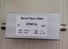 BPF-28-200w BPF High Isolation Bandpass Filter Shortwave Band Pass Filter 28MHz
