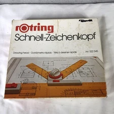 Vintage Rotring Schnell-Zeichenkopf Drawing Head 522 345 Made In Germany A2