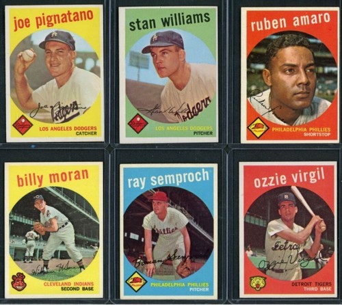 1959 Topps Baseball Cards - PICK YOUR CARD - Commons and Stars