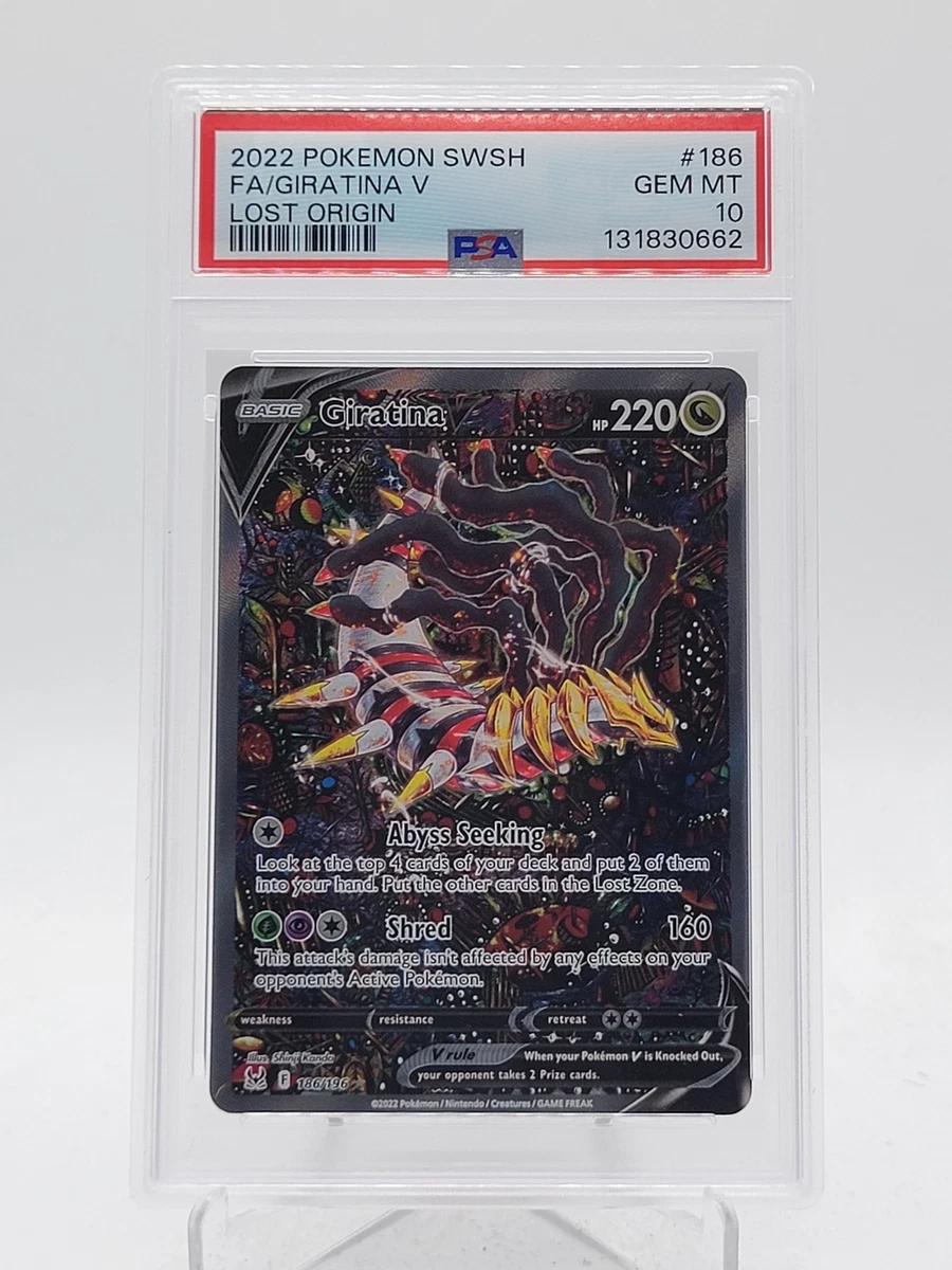 【左上角】英語版　ギラティナV （Giratina V） 186/196 Giratina V 186/196 Swsh11: Lost Origin for sale | eBay