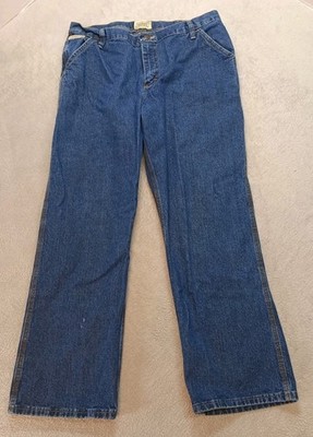 C.E. Schmidt Workwear Women's Blue Denim Jeans Size 14×30 Carpenter Casual 