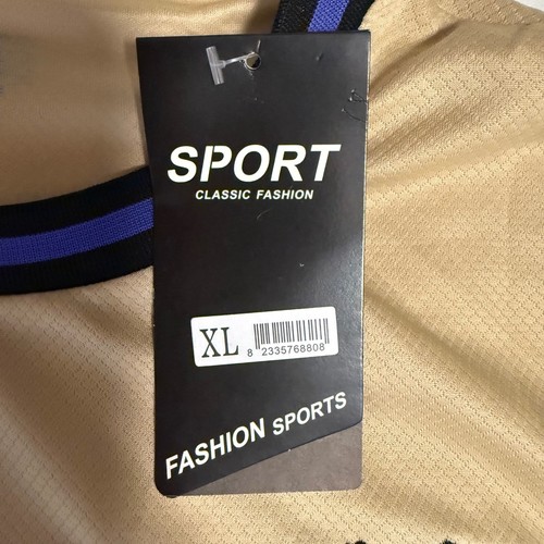 Lamine Yamal FC Barcelona Gold Soccer Jersey #10 Spotify Mens XL New - 第 3/7 張圖片