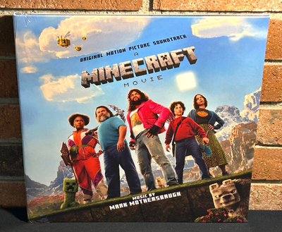 A MINECRAFT MOVIE - Soundtrack, Limited 1st Press 2LP BLUE