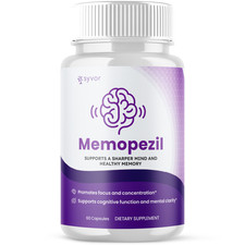  1 Pack Memopezil Nootropic All Natural Brain Supplement Memo Pezil 60 Capsule