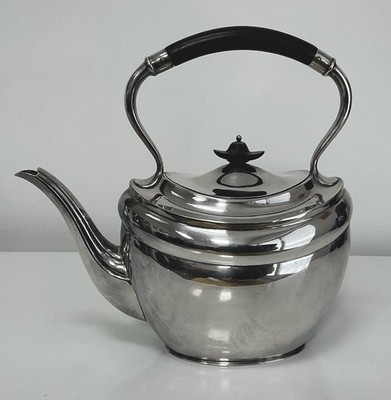 Edward & Sons Glasgow antiker versilberter Teekessel Edwardian EPNS Rd 354928