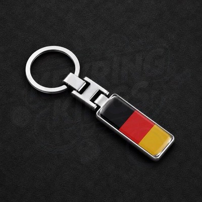 NEU SCHLÜSSELANHÄNGER SCHLÜSSELANHÄNGER LAND DEUTSCHLAND DEUTSCHLAND FLAGGE 3D GEL ROBUST DOPPELSEITIG