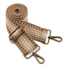 Bronze Buckles Purse Strap, 2" Wide Crossbody Handbag Strap Adjustable Replac...