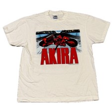 Last 2 items L Size Akira Kaneda Bike T shirt White AKIRA Anime Manga Movie Film