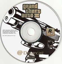 Sega Dreamcast Grand Theft Auto 3 Region Free English