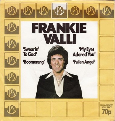 Frankie Valli - Swearin' To God - Used Vinyl Record 7 - J5829z