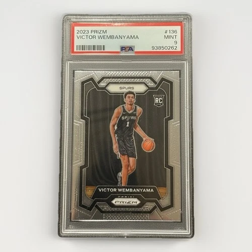2023-24 Panini Prizm Victor Wembanyama #136 PSA 9 MINT RC