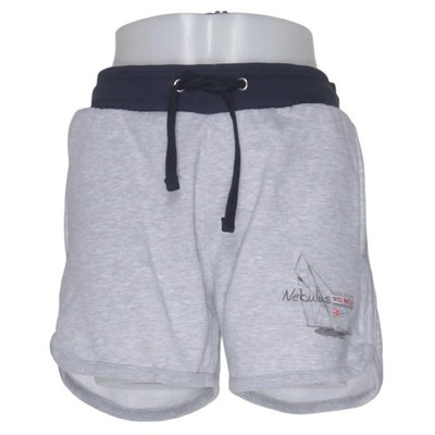 Nebulus, Freizeitshorts, Größe: 36, Grau/Blau, Baumwolle/Polyester, Print #VAg