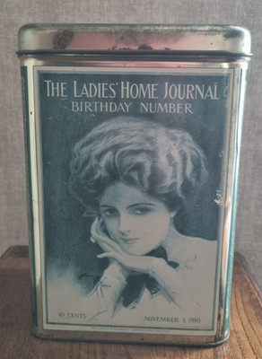 Große Werbedose Cheinco The Ladies Home Journal Vintage
