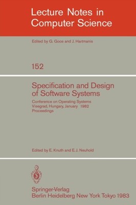 Knuth - Specification and Design of Software Systems   Conference on O - X555z