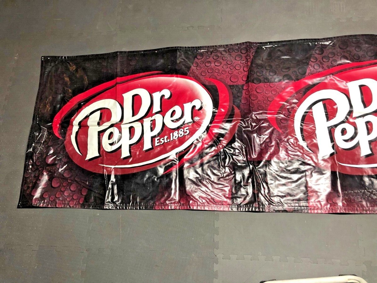LARGE DR PEPPER VINYL BANNER FLAG 93