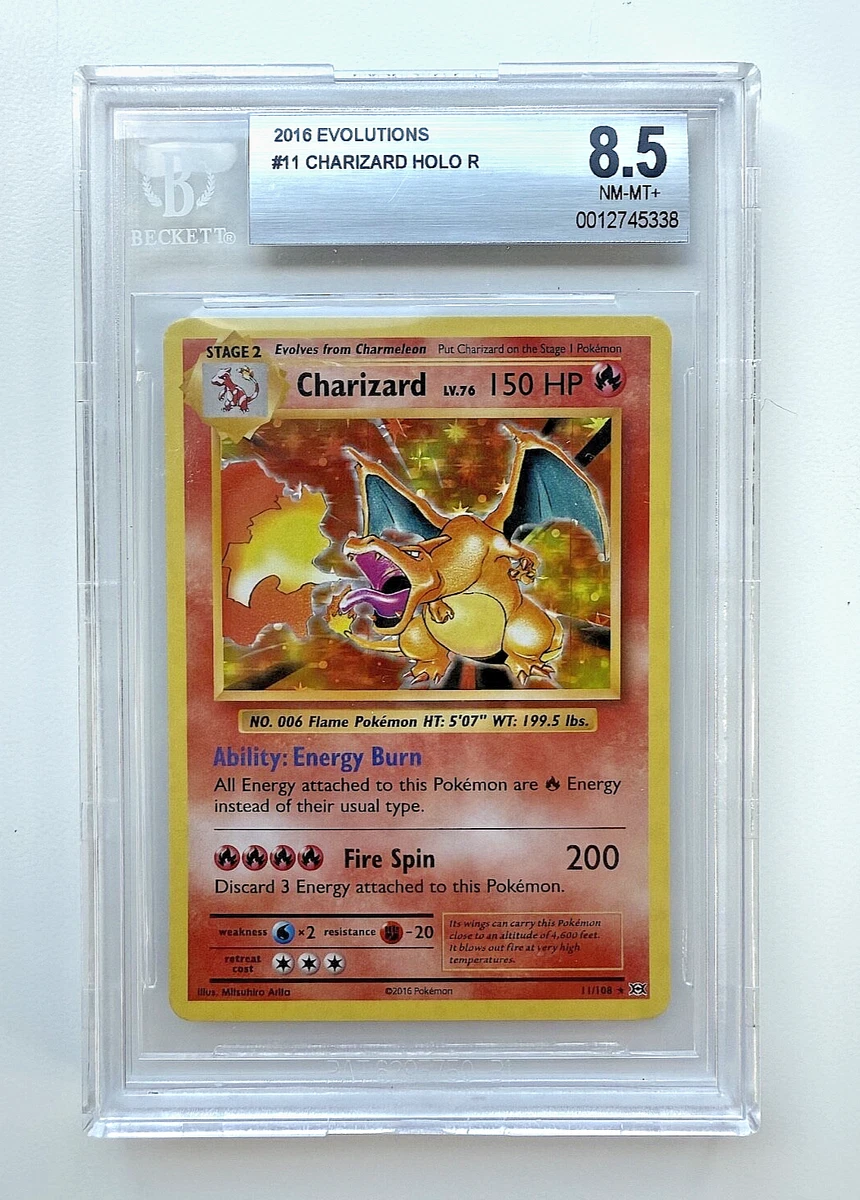Charizard Pokémon TCG Professional Sports Authenticator (PSA) 8.5