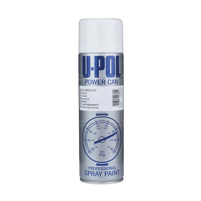 U-Pol Powercan Klarlack 500ml - Hochglanz UV-beständig langlebiges Finish