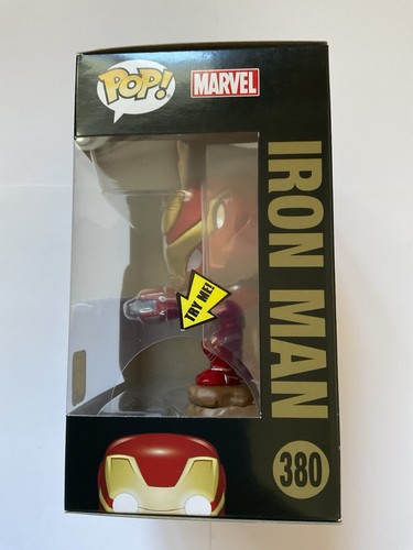 Funko Pop! nuevo en caja Iron Man Marvel Avengers Infinity War No. 380 Light Up - Imagen 5 de 7