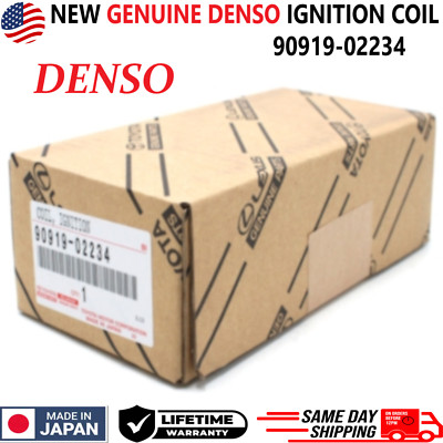 NEW OEM DENSO Ignition Coil For 1999-2010 Toyota & Lexus 3.0L 3.3L, 90919-02234